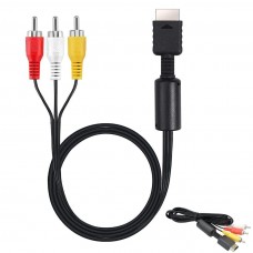 Orcow 6Ft AV Cable for PS1 PS2 PS3, AV to RCA Cable Composite lead Audio HD Video TV Cord Compatible with PS 1/2/3（1.8M/6Ft ）