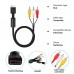 Orcow 6Ft AV Cable for PS1 PS2 PS3, AV to RCA Cable Composite lead Audio HD Video TV Cord Compatible with PS 1/2/3(1.8M/6Ft ) Orcow 6Ft AV Cable for PS1 PS2 PS3, AV to RCA Cable Composite lead Audio HD Video TV Cord Compatible with PS 1/2/3(1.8M/6Ft )